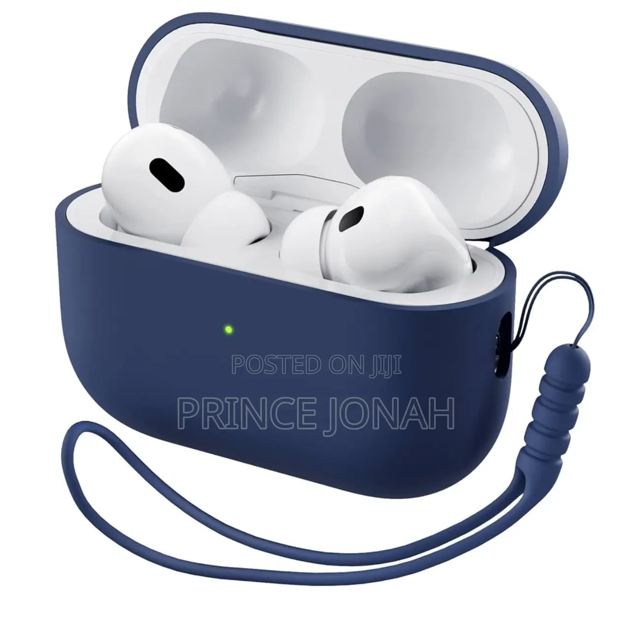 Ornarto Airpods Pro 2 Case Silicone Navy Blue