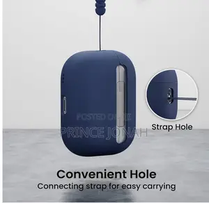 Ornarto Airpods Pro 2 Case Silicone Navy Blue