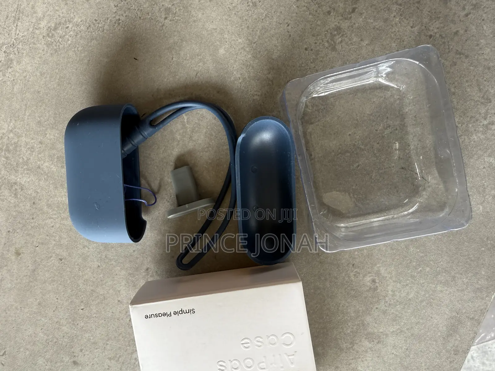 Ornarto Airpods Pro 2 Case Silicone Navy Blue