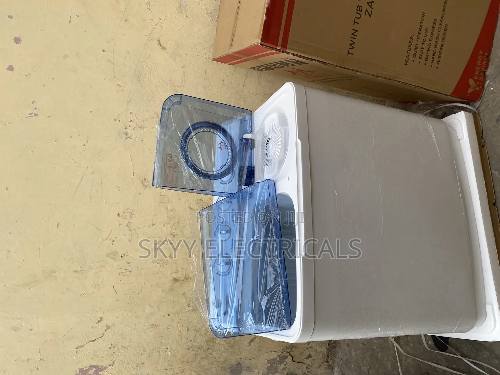 Zara 11kg Twintub Semi Auto Washing Machine Topload