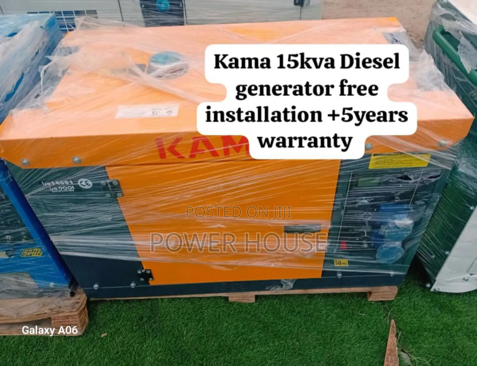 Power Turbo Kama Diesel Generator 15kva Silent