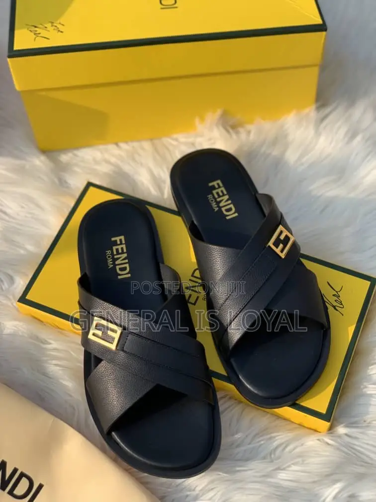 Fendi Cross Men’S Slippers