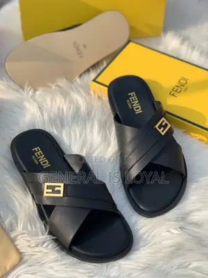 Fendi Cross Men’S Slippers