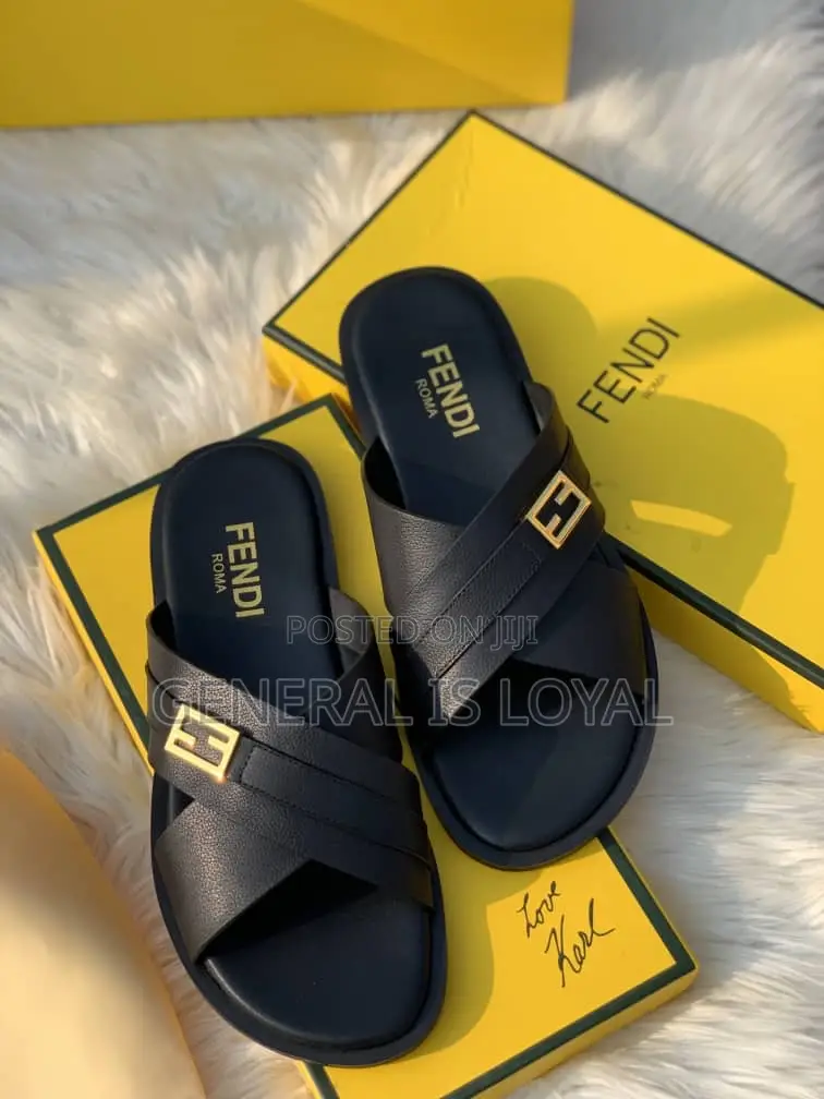 Fendi Cross Men’S Slippers