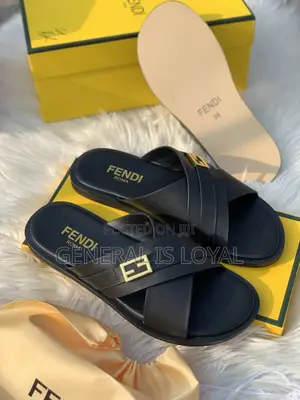 Fendi Cross Men’S Slippers