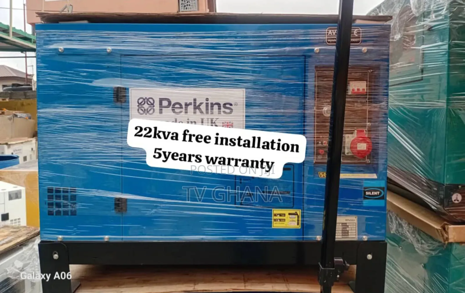 Perfect Cold Storage Perkins 22kva Diesel Generator Silent