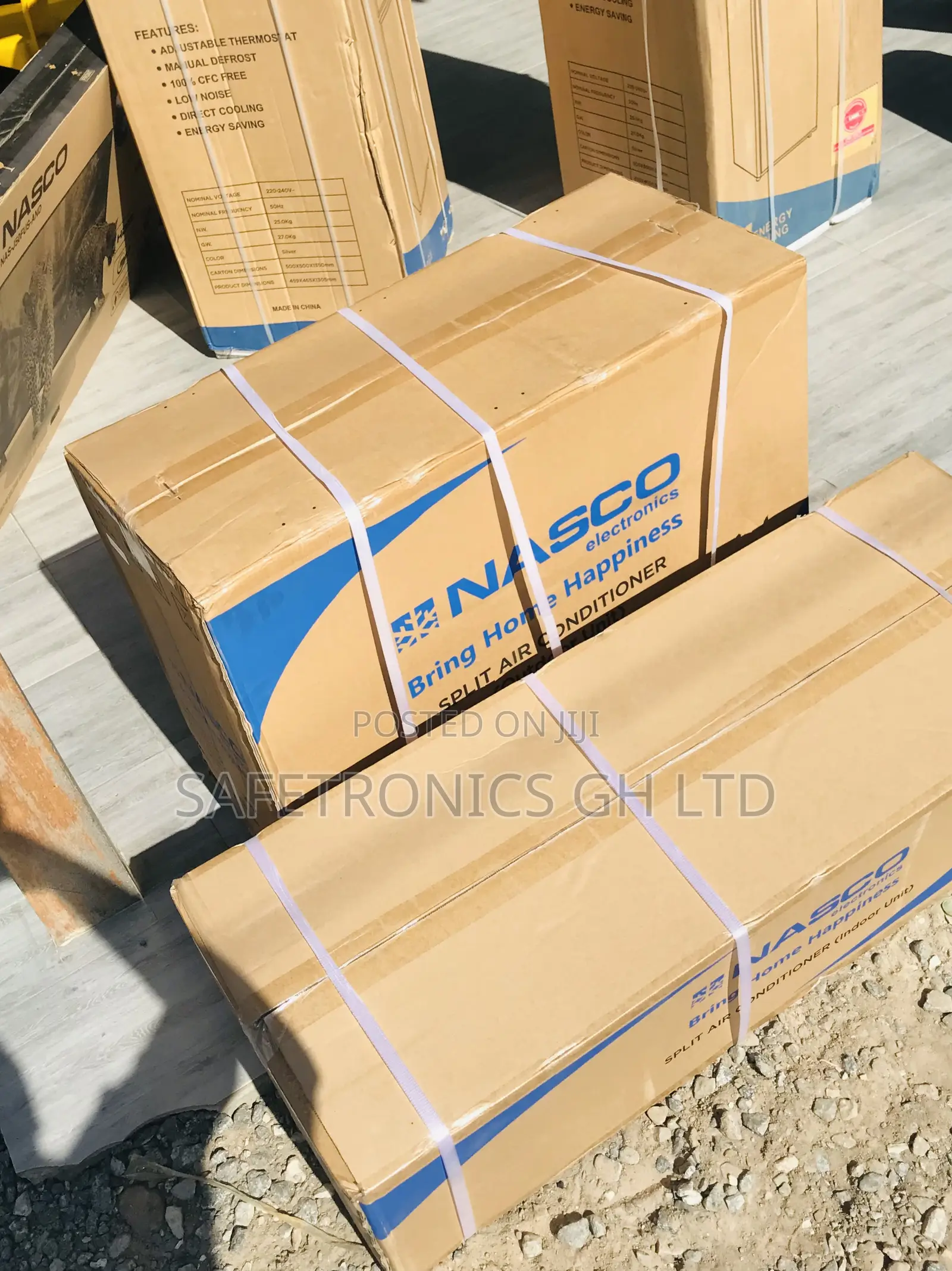 High Efficiency Split R410a Nasco White Classic 1.5 Hp Ac