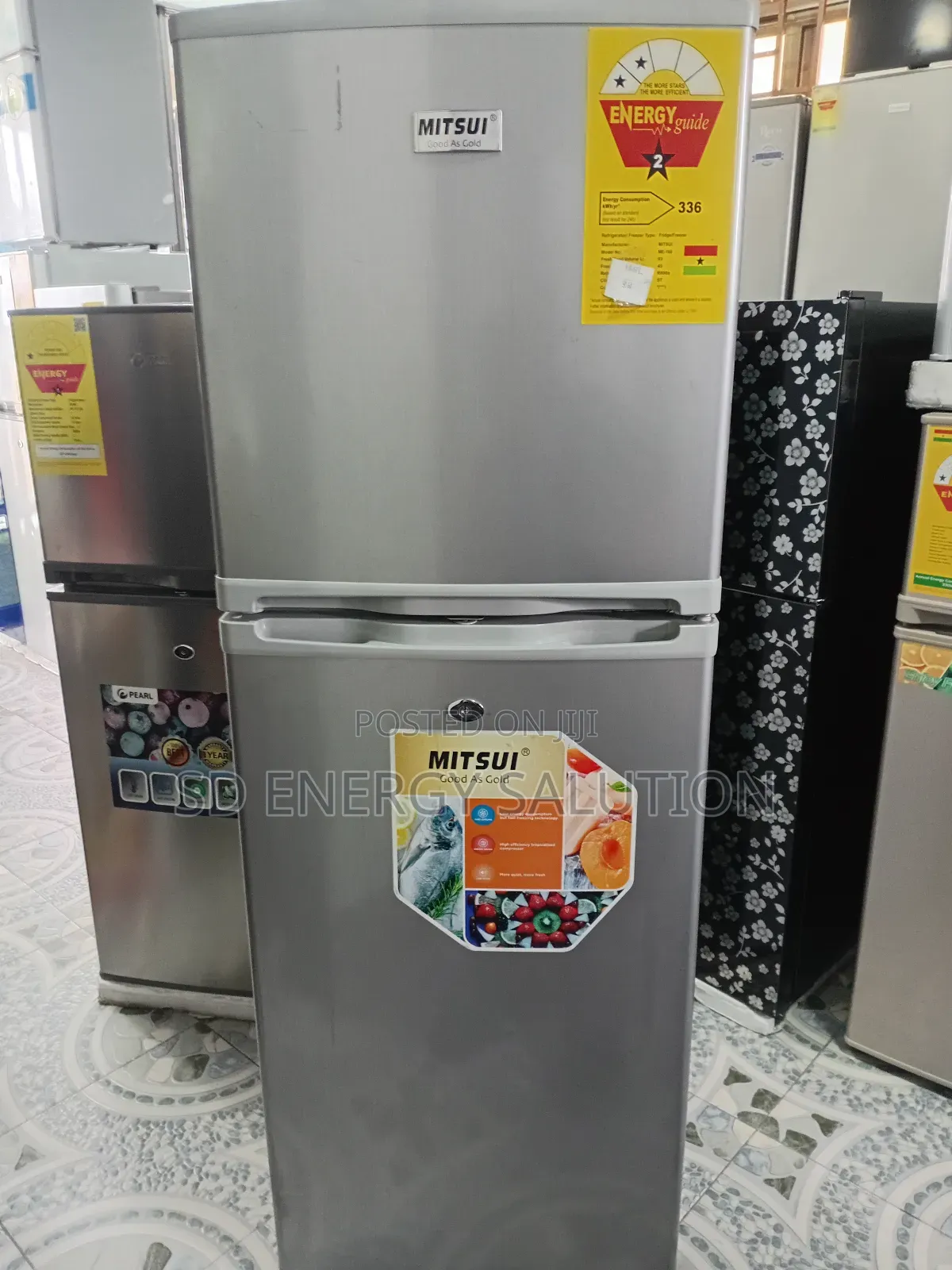 Gracious Mitsul Fridge Freezer Model Me-168 Freezer Fridge