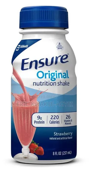 Ensure Original Shake Chocolate Flavor, 30 Pieces in Box