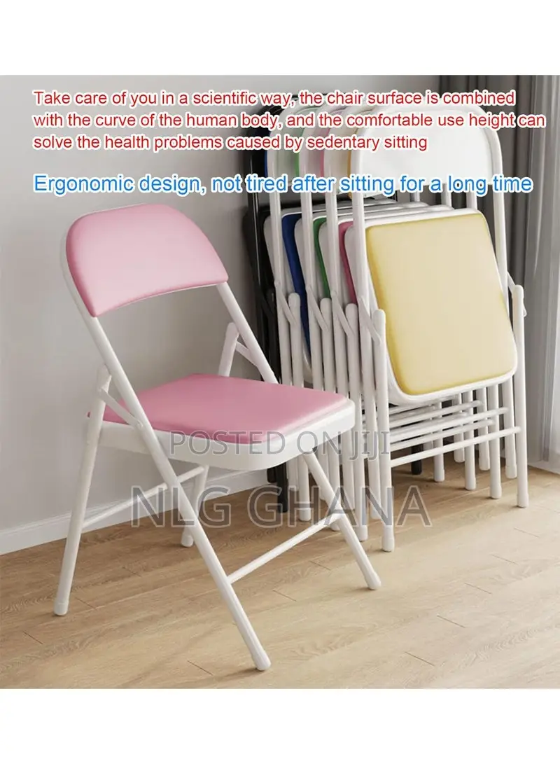 Heavy Duty Foldable Iron Chair for Home. Ghx3641