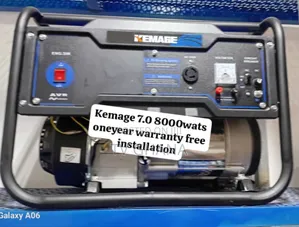 Generator With Oil Alert Kemage 7.0kva 8000wats Kemage