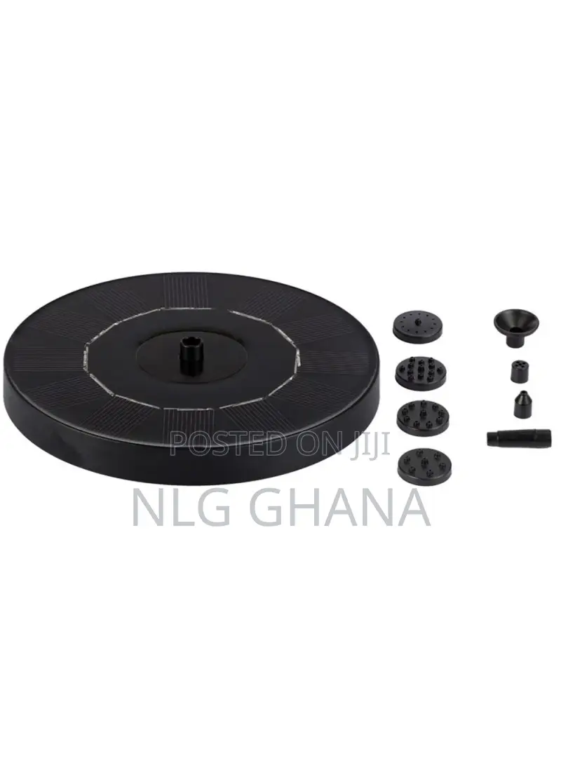 Circular Solar Fountain Outdoor Pool Floating.