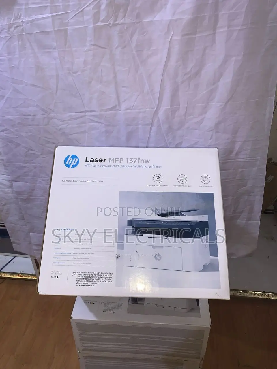 Hp Laserjet MFP 137fnw 3in1 Wireless Printer