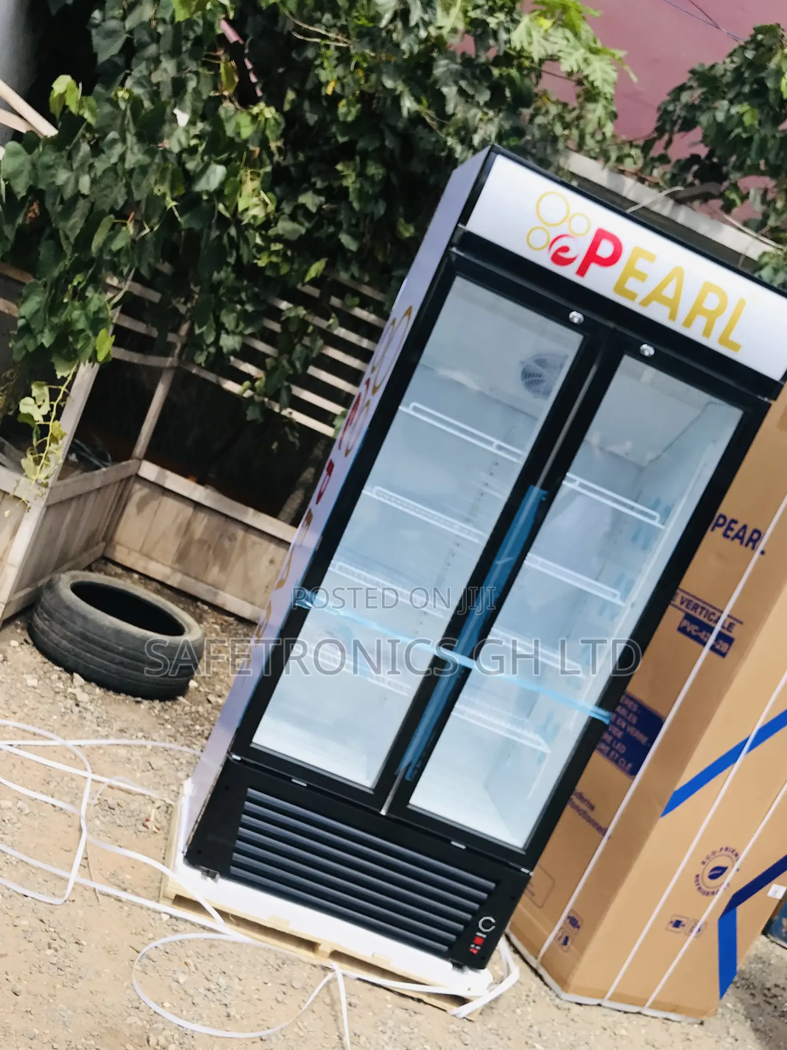 Correct Pearl Display 2 Doors Glass PVC-622 New Fridge