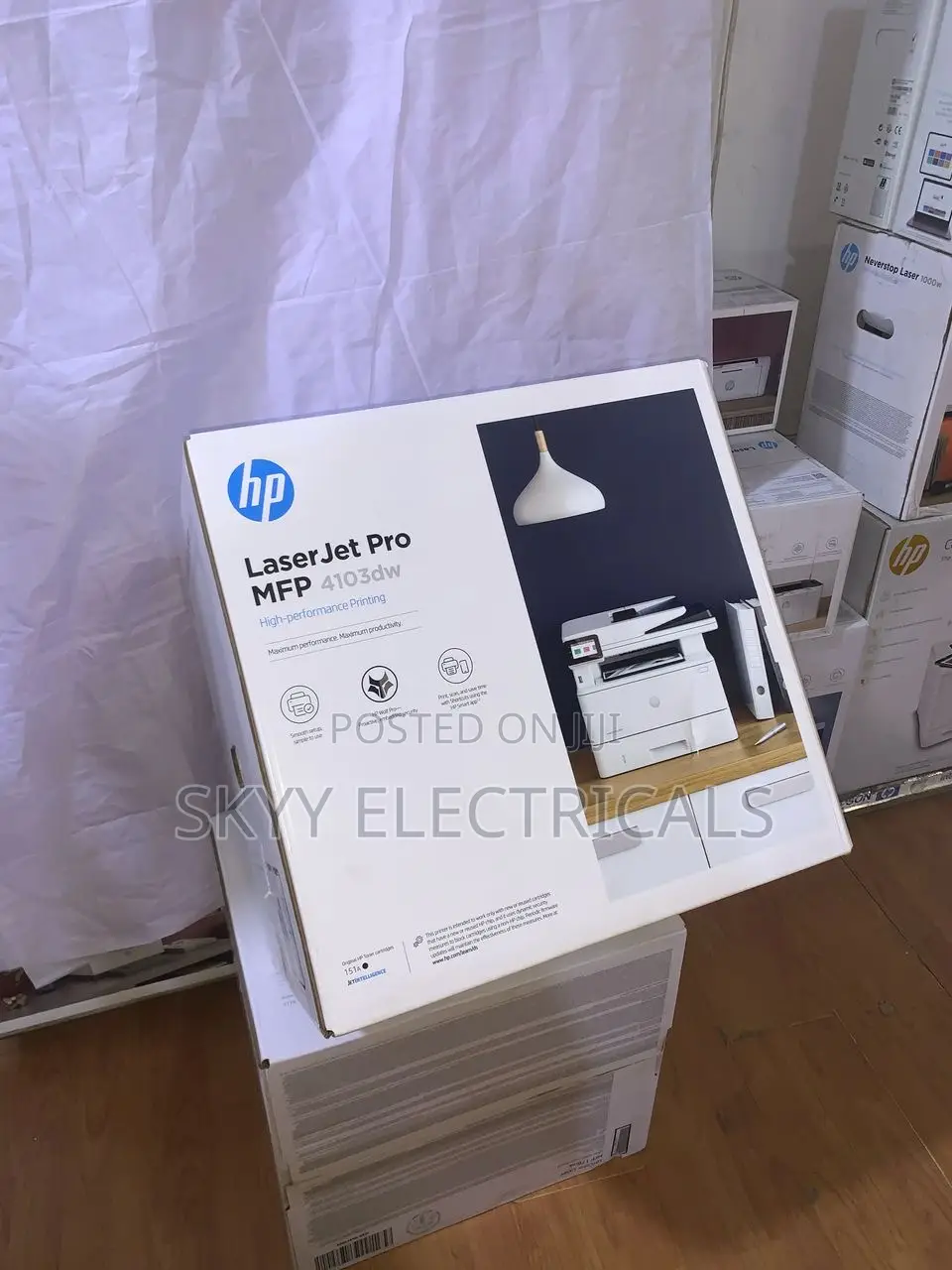 Hp Laserjet Pro M4103dw Black White 3in1 Wireless Printer