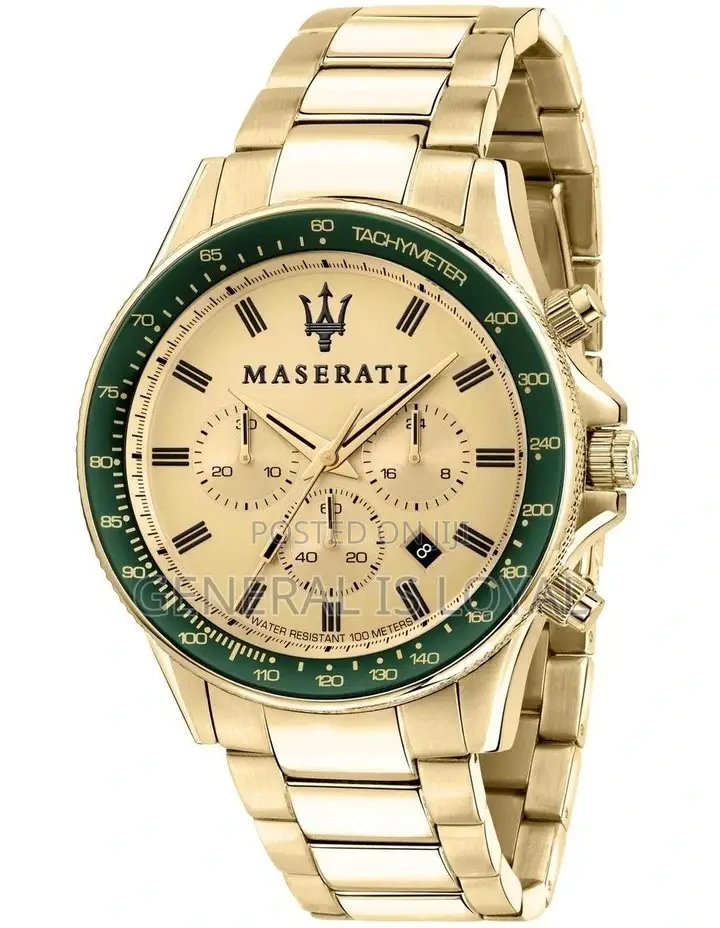 Maserati Sfida Chrono 44mm Gold