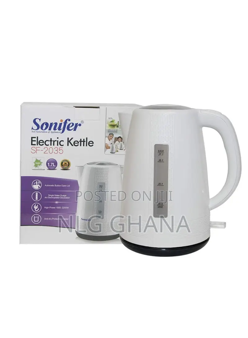 1850-2200w 1.7l Cordless Electric Kettle Sf-2035. Ghx2592