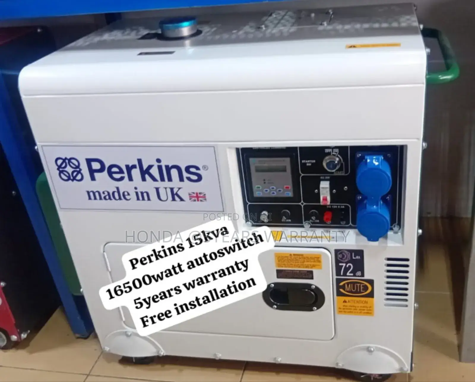 Gale Energy Experts Perkins 15kva 16500watt Diesel Generator