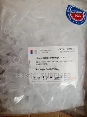 Sterile Microcentrifuge Tubes With Safe Lock (1.5ml 2.0ml)