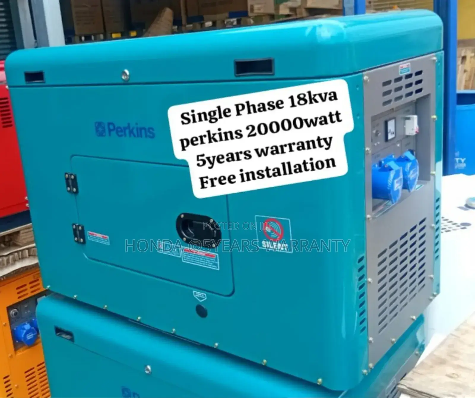 Jazzy Energy Solutions Perkins 18kva 20000watt Generator
