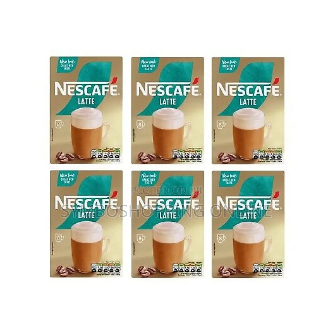 Nescafe Latte Coffee 144g Sachets (Pack of 8)