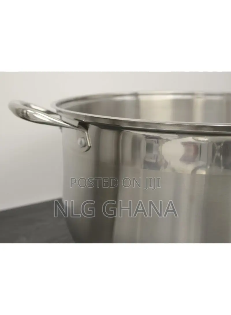 6 PCS 11.8/12.6/13.4" Stainless Steel Stockpot. Ghx2285