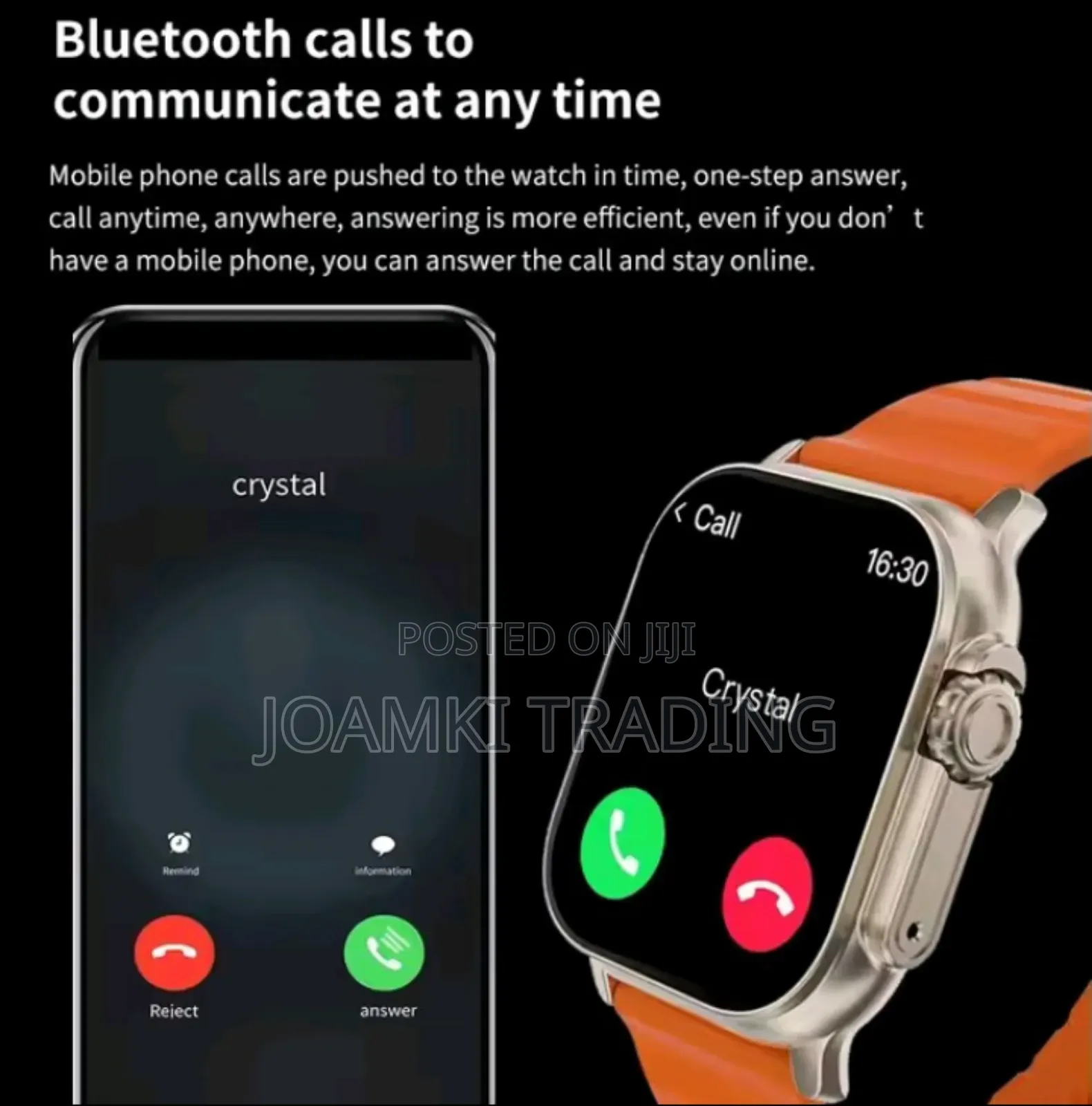 T 900/800 Ultra 2 Smart Watch, Bt Call Andr/Ios