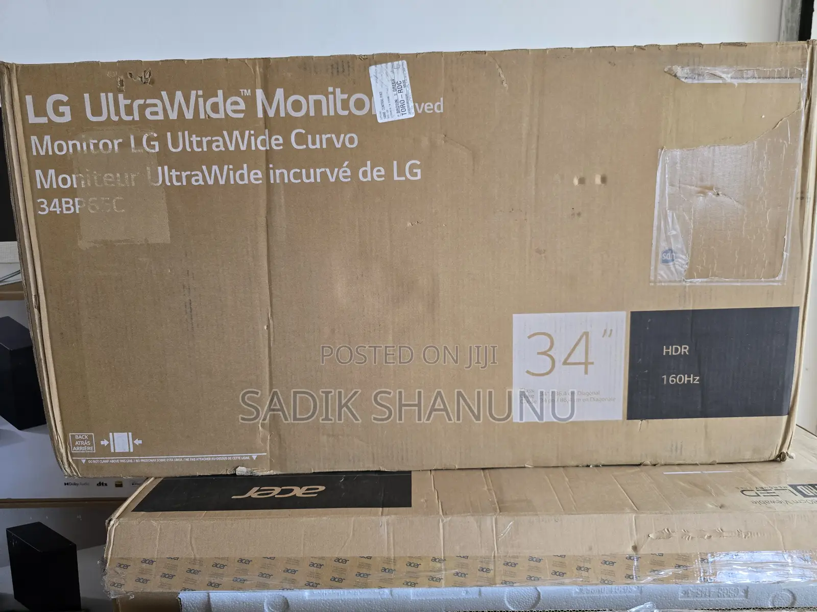 Lg 34" Inches Curved Monitor