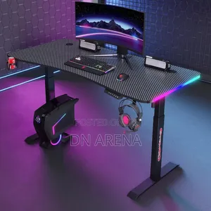 Electric Adjustable Desk RGB Light