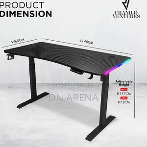 Electric Adjustable Desk RGB Light