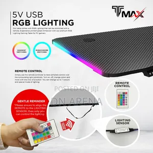 Electric Adjustable Desk RGB Light