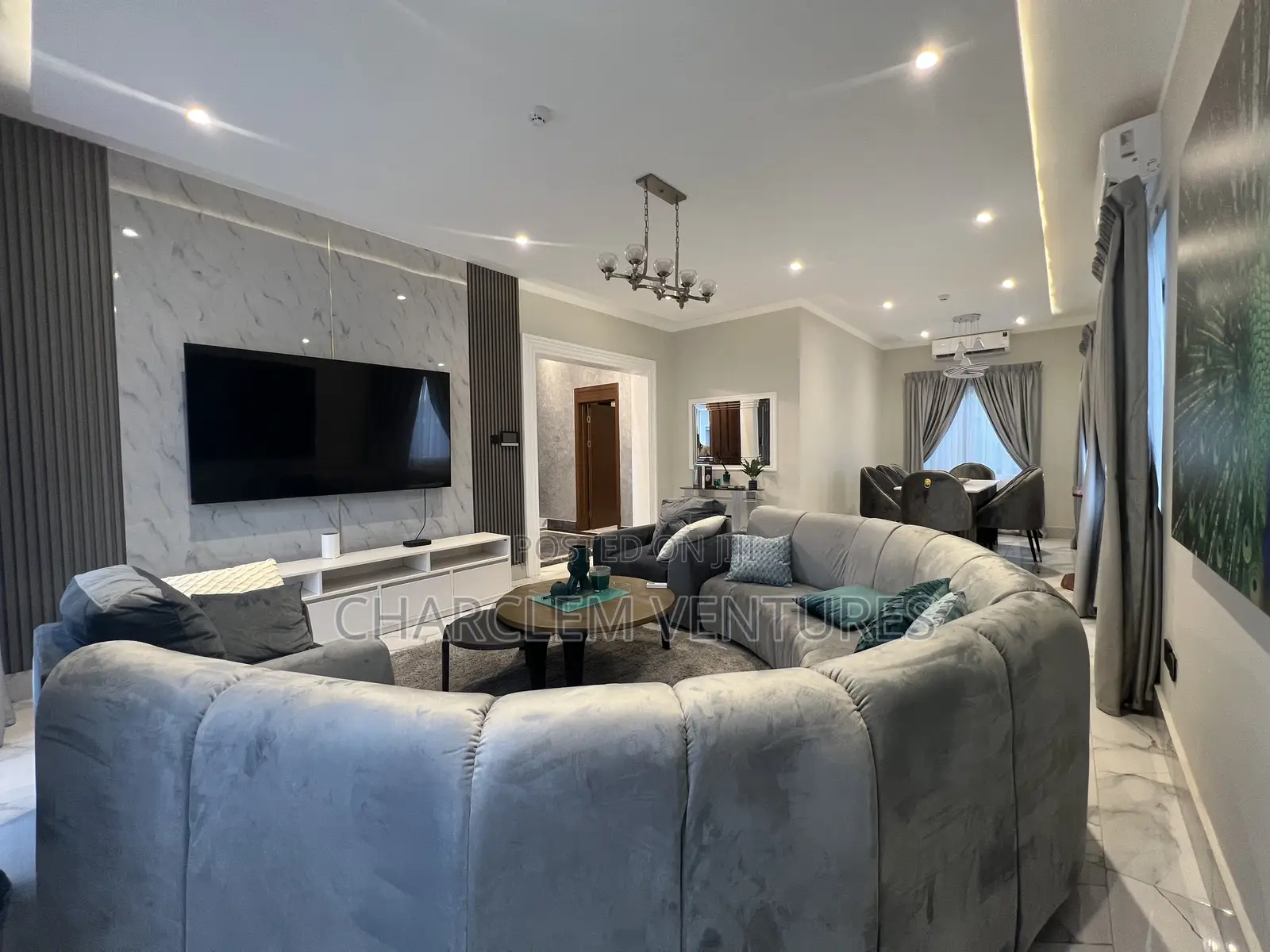 Furnished 4bdrm Townhouse / Terrace in Charclem Ventures, Roman Ridge