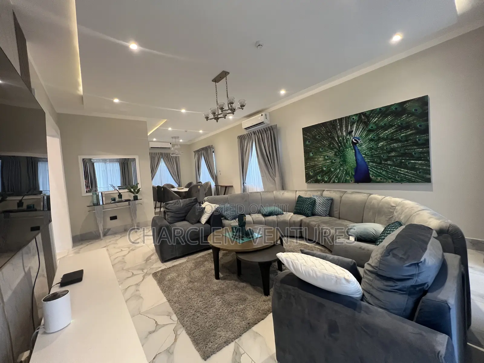 Furnished 4bdrm Townhouse / Terrace in Charclem Ventures, Roman Ridge