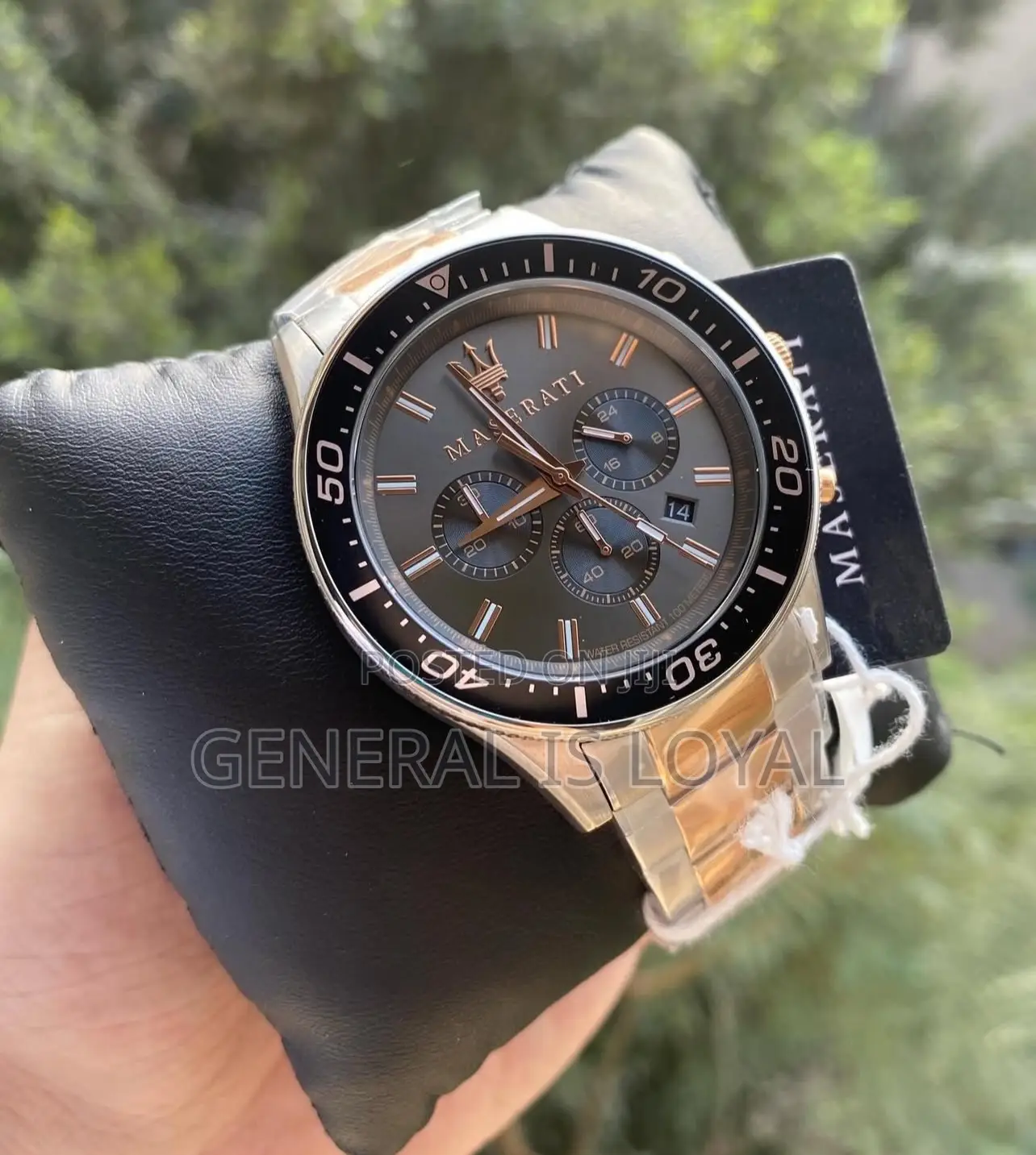 Maserati Sfida Chronographe, 44 Mm Black Dial