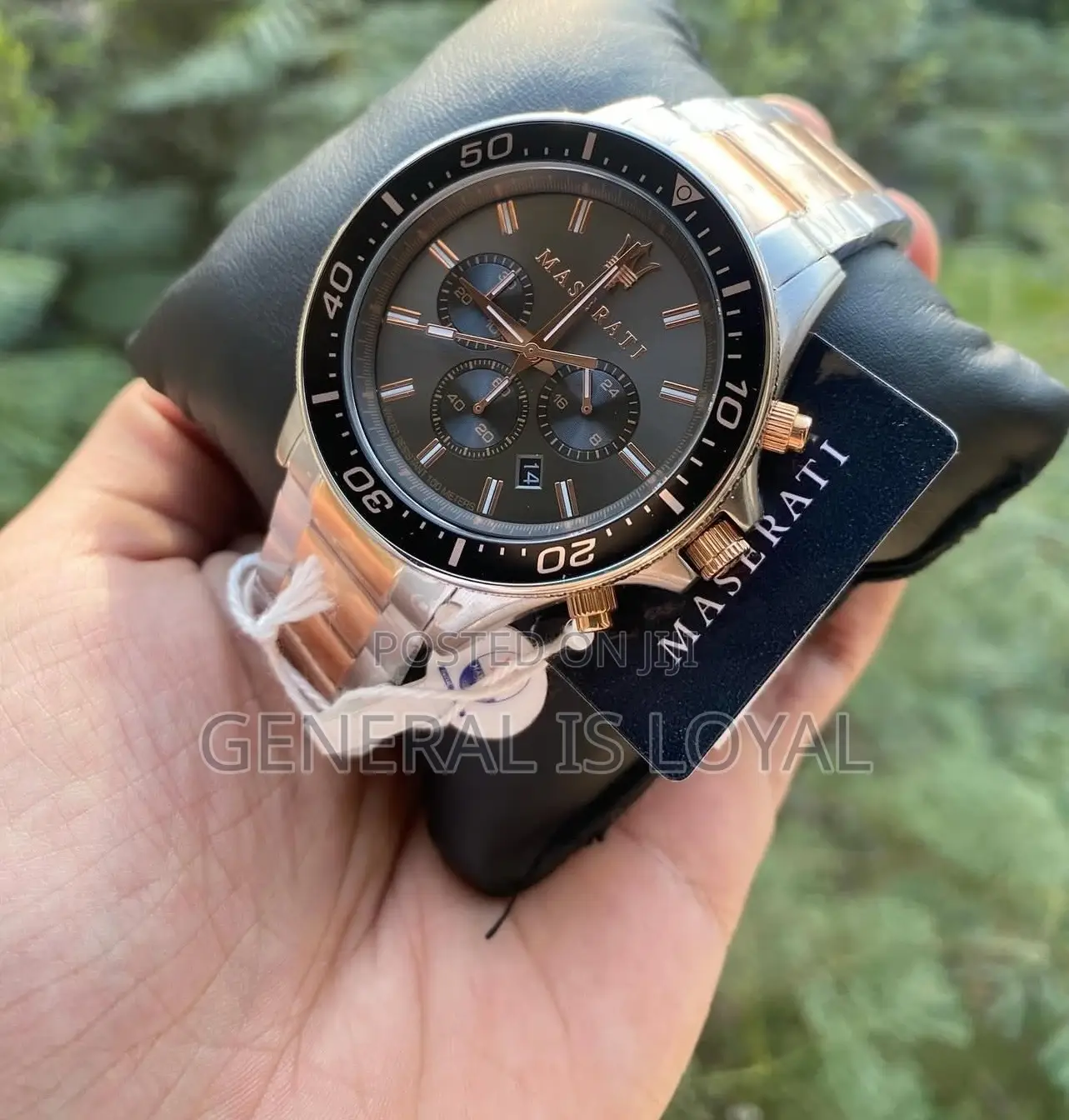 Maserati Sfida Chronographe, 44 Mm Black Dial