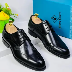 Steve Riots Executive Black Men’S Shoe