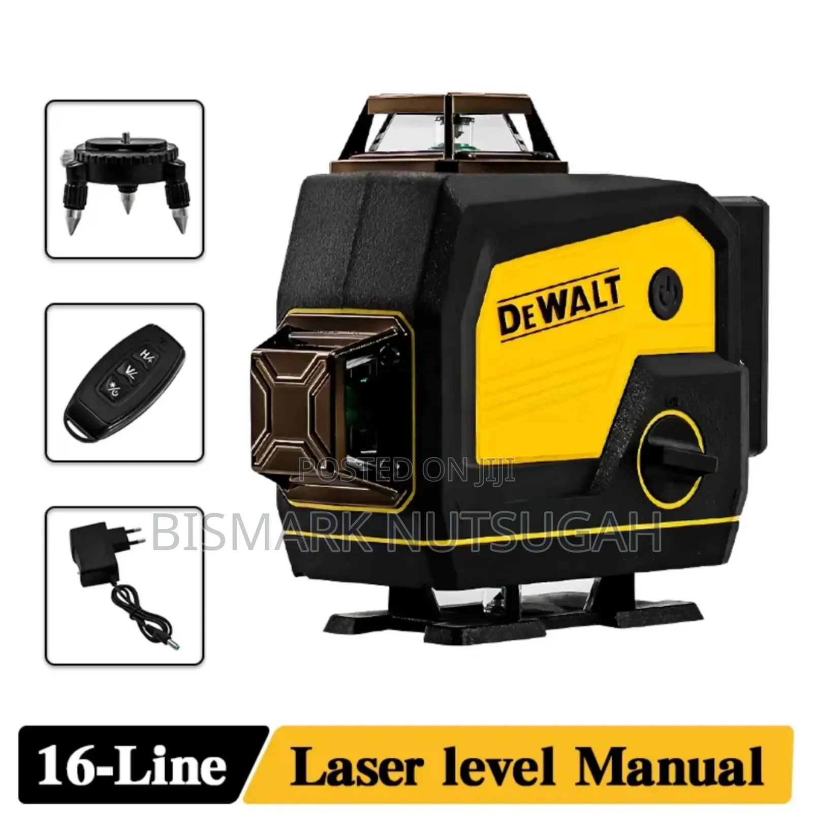 Laser Level 16 Lines 360 Green Beam Self-Leveling
