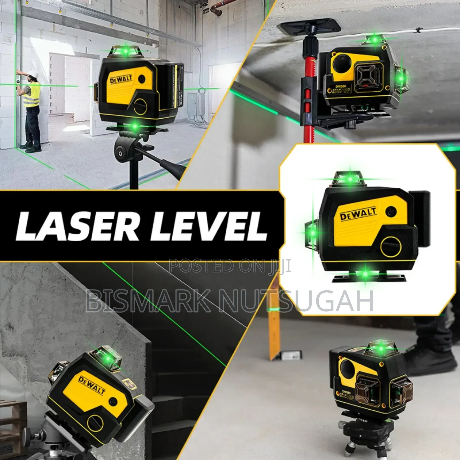 Laser Level 16 Lines 360 Green Beam Self-Leveling