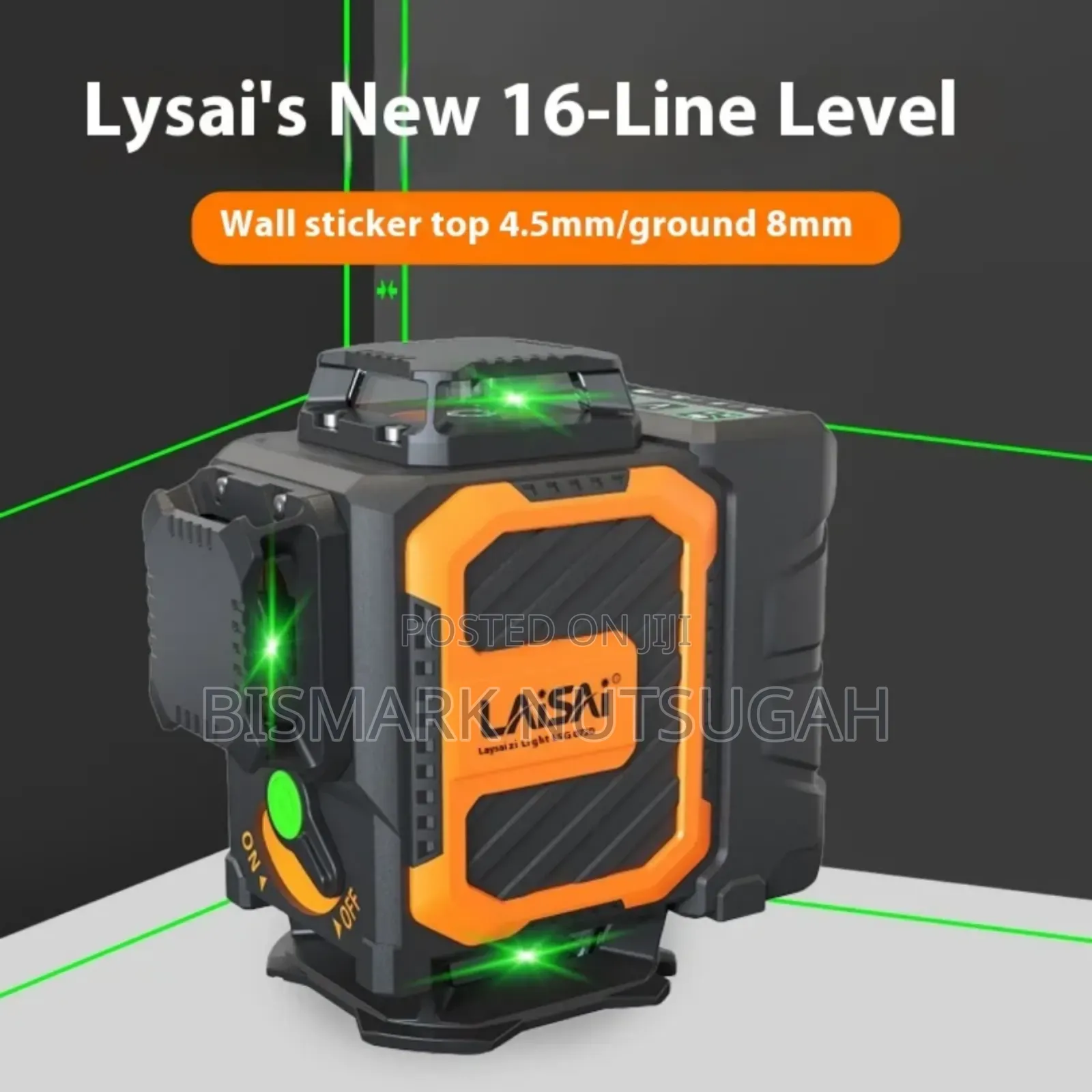 Laser Level 16 Lines 360 Green Beam Self-Leveling