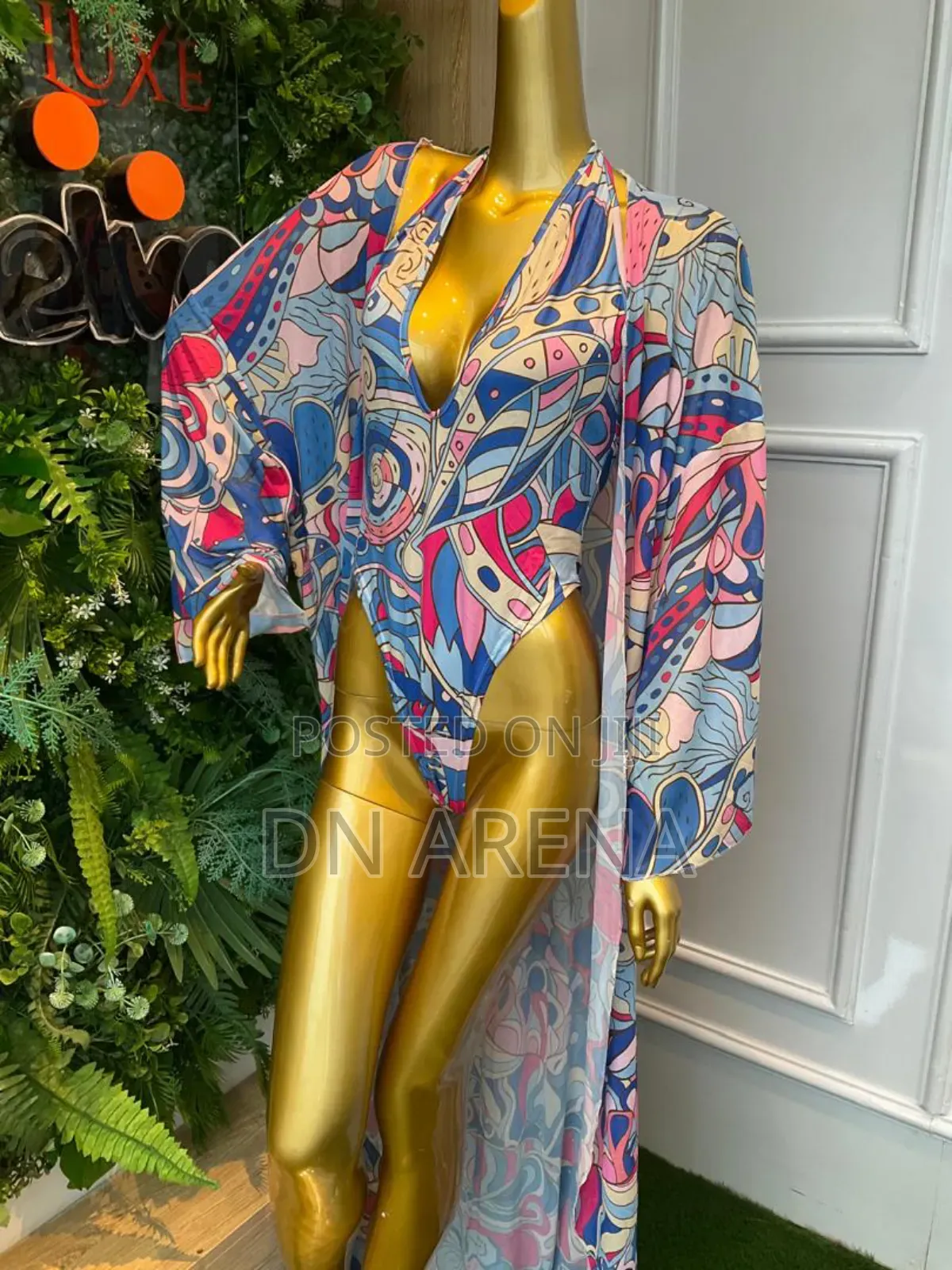 Trendy Ladies Classy Bikini and Robe - Swim Suit With Kimono
