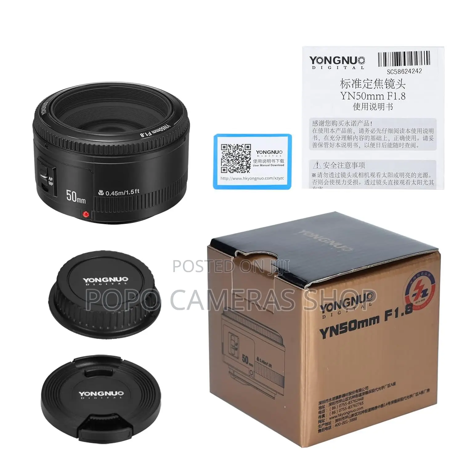 Yongnuo 50mm F1.8 For Canon