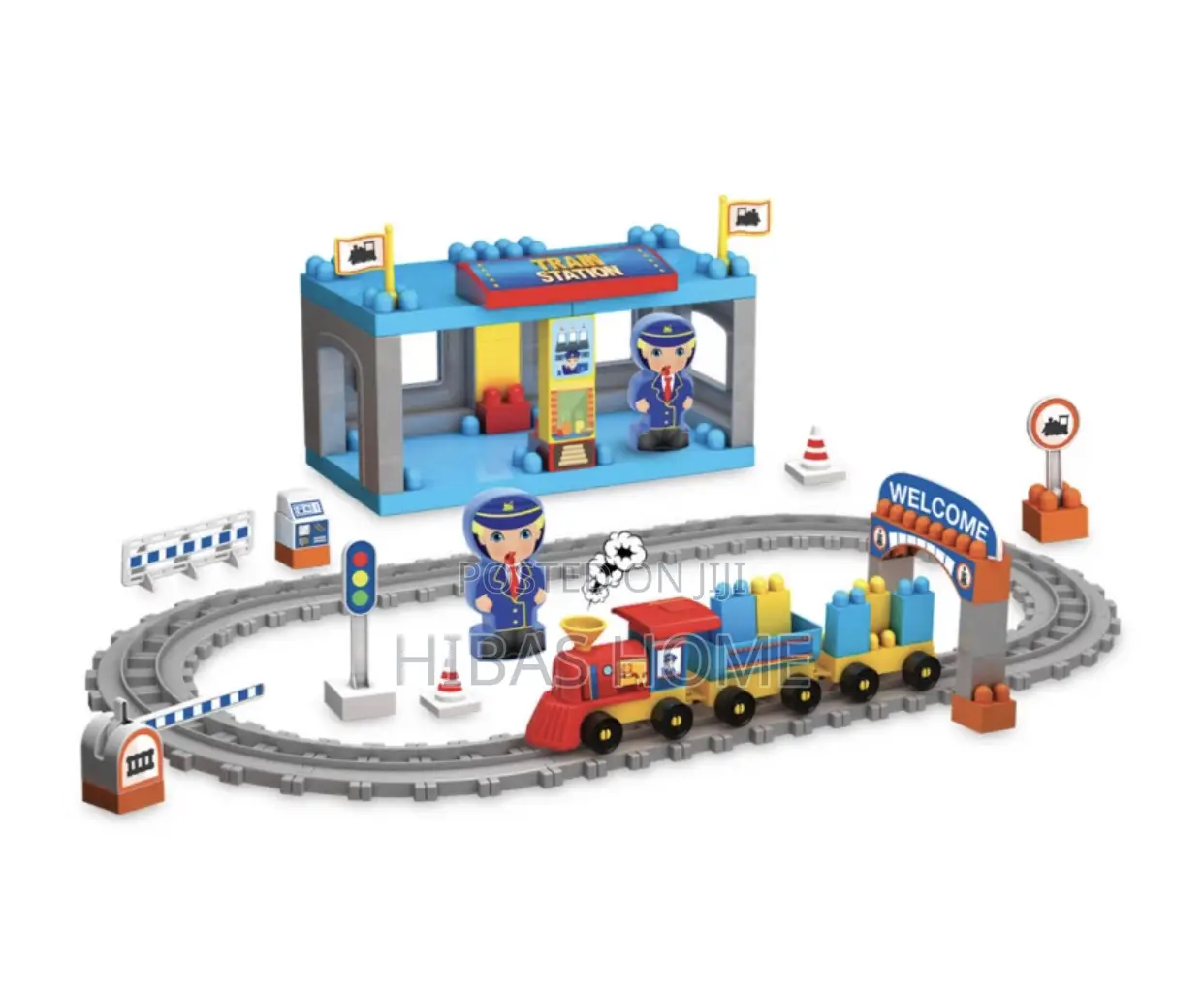 61 Pieces Train Set for Kids Toy Train