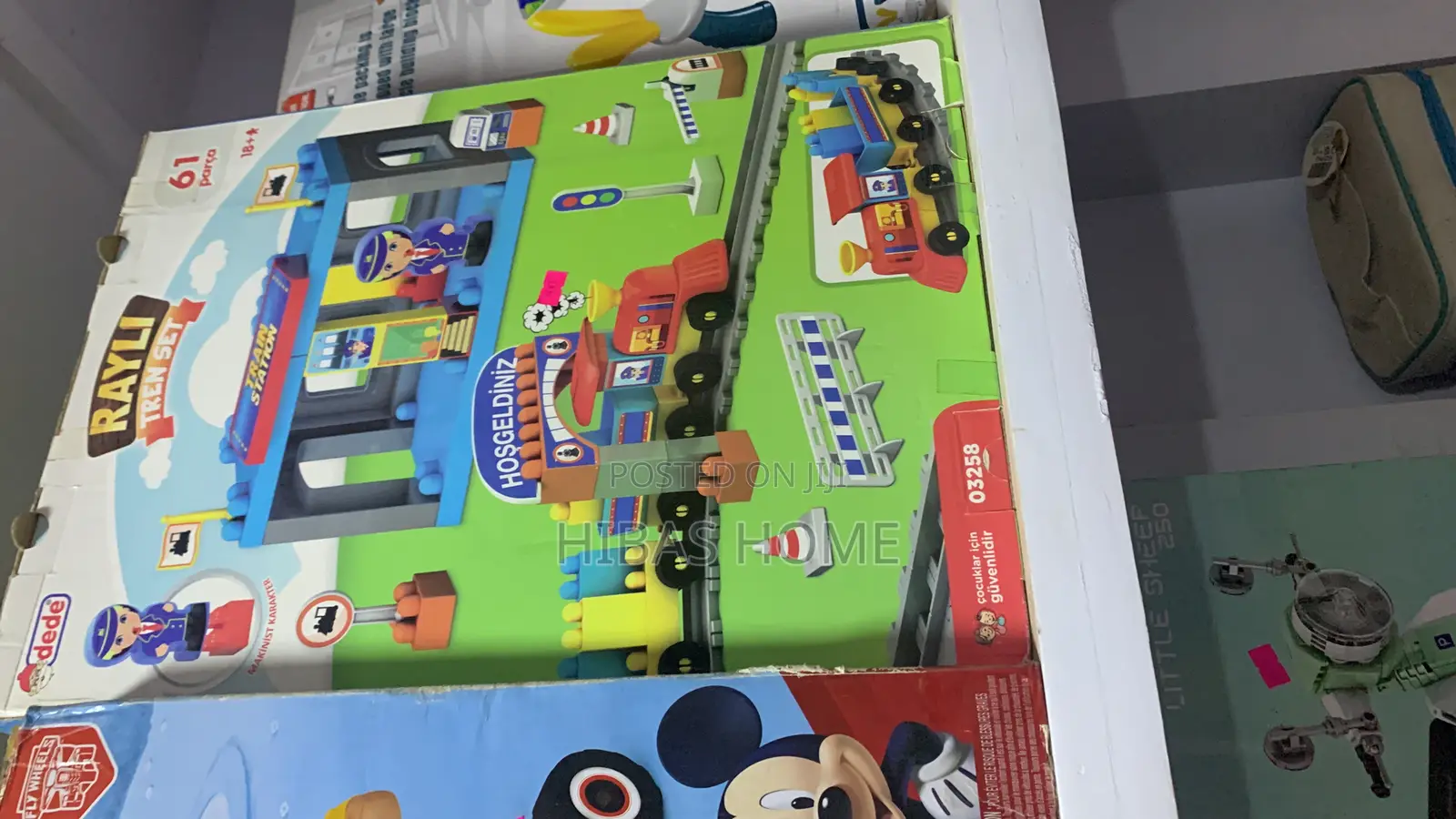 61 Pieces Train Set for Kids Toy Train