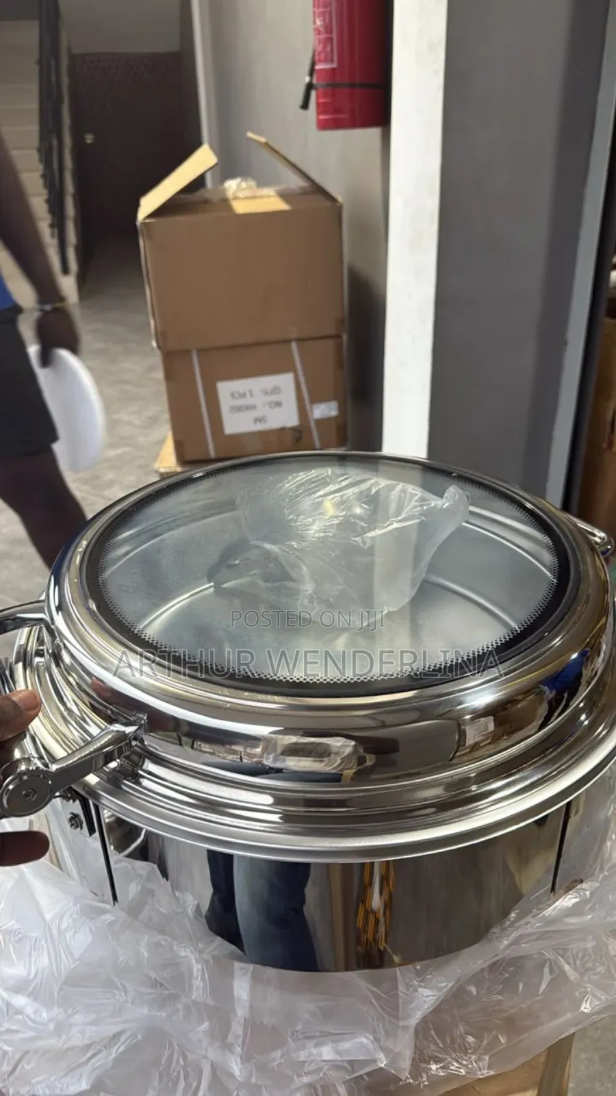 Silver And Gold Chaffing Dish