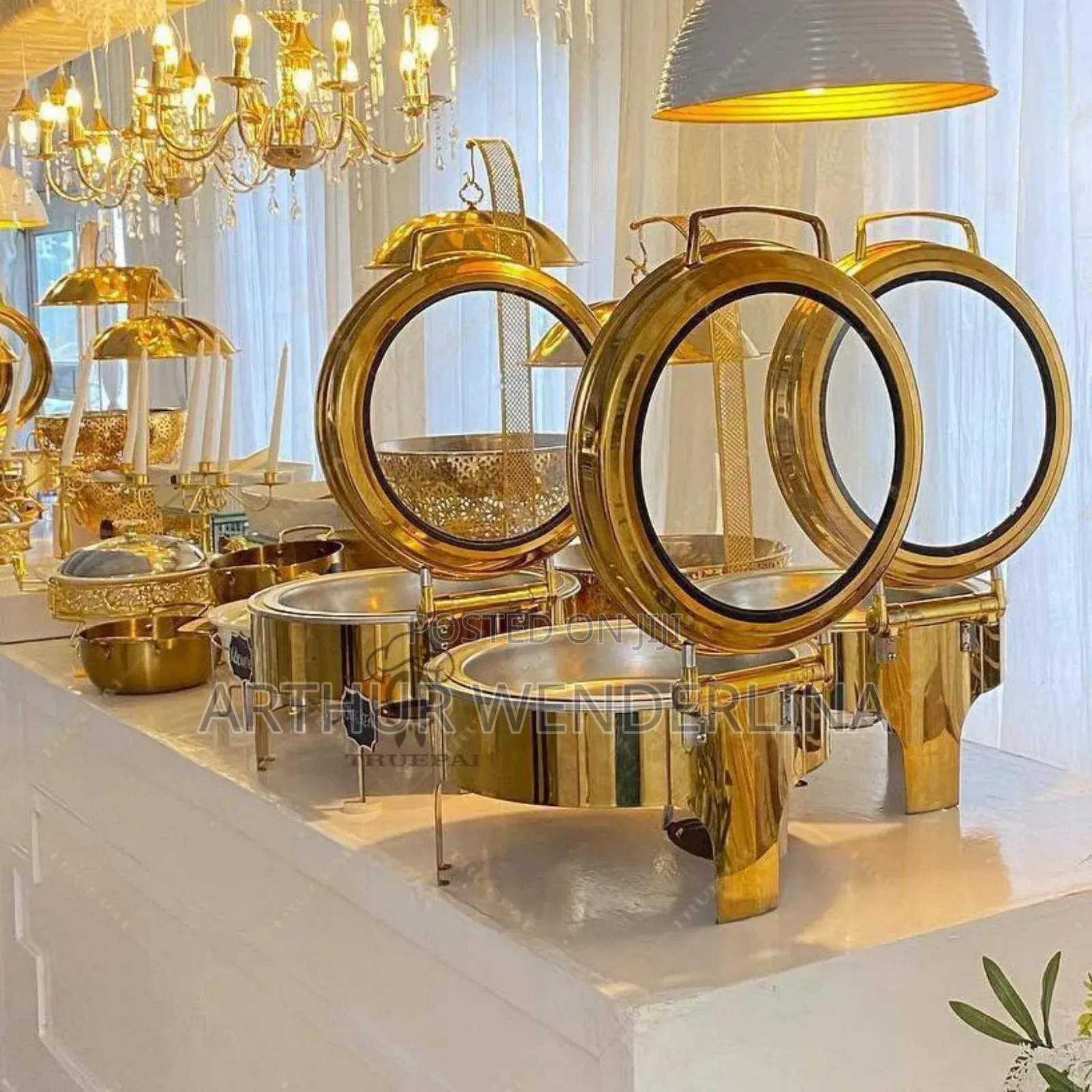 Silver And Gold Chaffing Dish