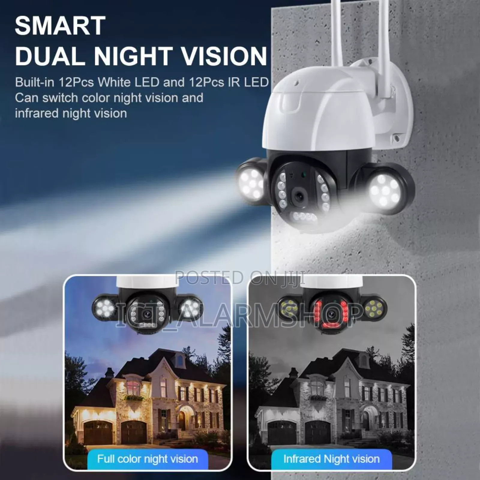 Dual Led PTZ CCTV