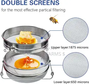 Stainless Steel Double Sieve Honey Filter