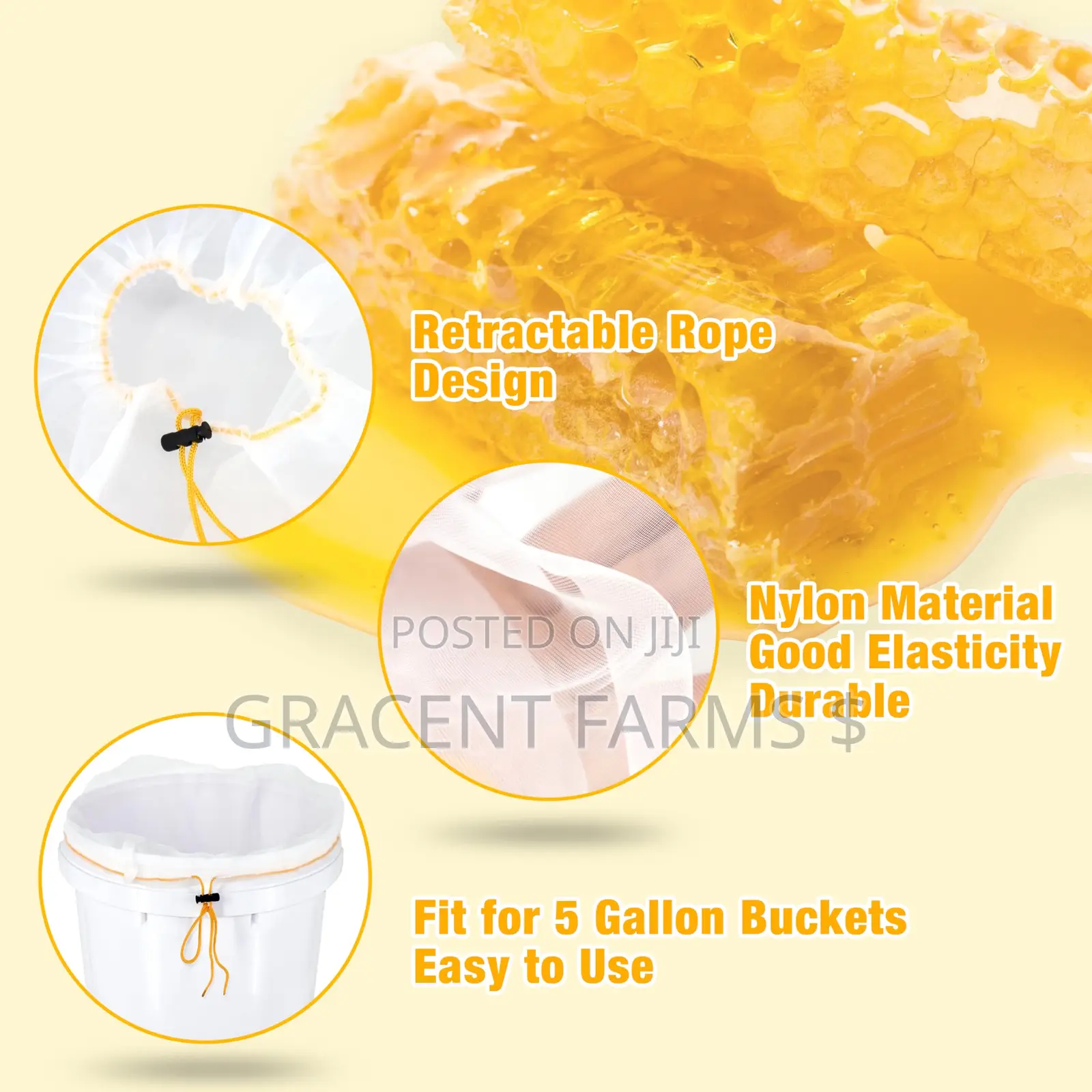 Re-usable Honey Filter/Strainer Bag
