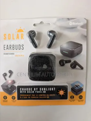 Solar Wireless Earbuds