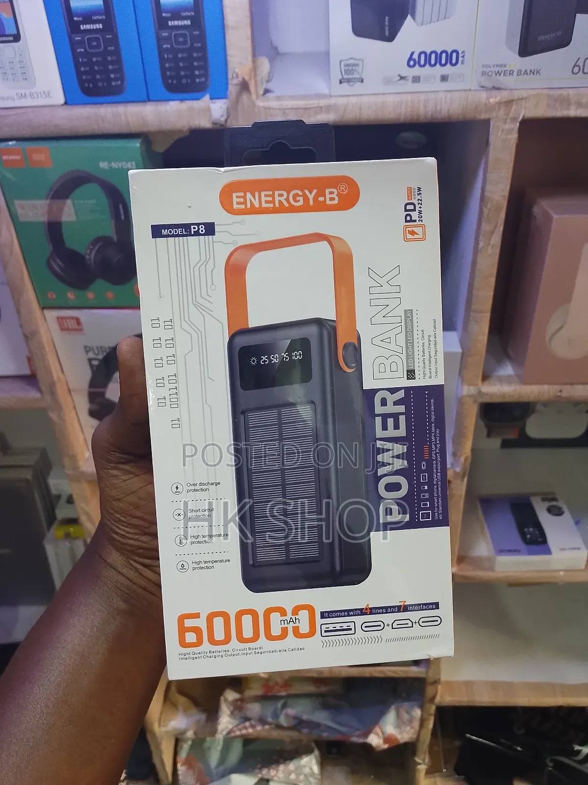 C.Mopol Energy-b Solar Power Bank — 60,000mah Of Pure Power